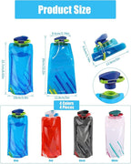 4 Pack Collapsible Water Bottle - Image 5