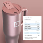 IRON °FLASK Co-Pilot Insulated Mug w/Straw & Flip Cap Lids - Image 9