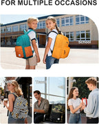 VASCHY Backpack for School, Lightweight Water Resistant Bookbag Casual Daypack - Image 7