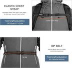 MOUNTAINTOP 30L Hiking Backpack, Men Women Camping Backpack, Lightweight - Image 7