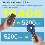 HandFan 10400mAh Powerful Handheld Fan, 40Hrs Long-Lasted Hand Fan Rechargeable - Image 3