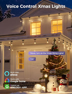 XMCOSY+ Smart Outdoor String Lights, 98Ft LED Patio Lights Waterproof IP65 - Image 3