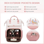 LOVEVOOK Leather Backpack for Women, 15.6 Inch Laptop Bag, Professional Work - Image 3