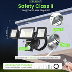 LED Security Lights Motion Sensor, 36W 3000LM Flood Lights Outdoor Motion Sensor - Image 7