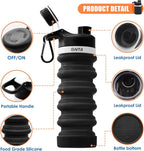 ONTA Collapsible BPA Free Silicone Water Bottle, 20oz - Image 6