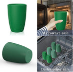 Homienly Cups for Drinking 12oz Daily Use Cups Dishwasher Safe Plastic Cups - Image 5