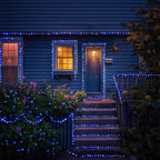 JMEXSUSS 2 Pack Blue and White Solar Christmas Lights, Each 33FT 100 LED Solar - Image 7