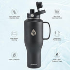 RAYMYLO 32oz Stainless Steel Water Bottle, Triple Wall Vacuum Insulated Water - Image 4