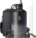 Coolflask 128 oz Gallon Water Bottle Insulated by Coolflask
