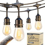 addlon 100FT Outdoor String Lights by addlon