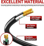 18/3 Indoor Extension Cord 6 FT, 3 Prong Power Cable, Suitable - Image 2