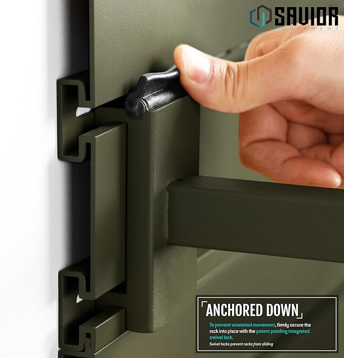 Savior Equipment Wall Rack System Tactical Helmet Attachment Gear Wall Mount - Image 3