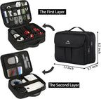MATEIN Electronics Organizer, Waterproof Travel Electronic Case, Portable - Image 2