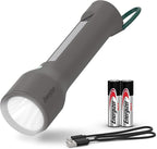Energizer S-600 LED Flashlight Rechargeable Solar and AA Battery Power Options by Energizer