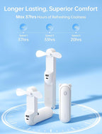 JISULIFE Handheld Fan 8 Plus: All-in-One Mini Fan - Image 3