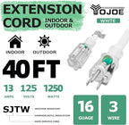YOJOE Indoor Outdoor Extension Cord - Image 2