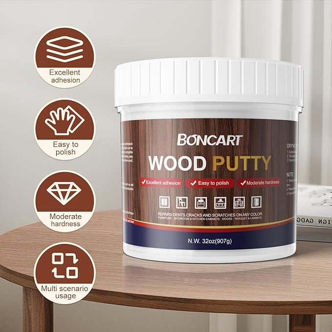 Boncart 32oz Wood Filler Putty - Image 4