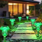 Benany Solar Lights Outdoor, St Patricks Day 16 Pack Mushroom Landscape Lights - Image 5