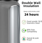 Fanhaw 20 oz Insulated Stainless Steel Water Bottle - Image 3