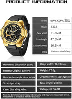 FANMIS Mens Military Multifunction Digital LED Watch Electronic Waterproof - Image 5