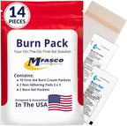 MFASCO First Aid Kit Refill Burn Care Refill Pack by MFASCO