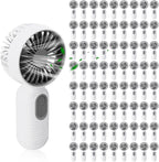 Rossesay 72 Pcs Mini Portable Fan Bulk Cute Handheld Lightweight Small Little by Rossesay