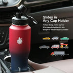 SENDESTAR 32oz Water Bottle Wide Mouth Stainless Steel Vacuum Insulated Double - Image 2