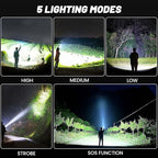 Rechargeable Flashlights 99, 000 Lumens, Super Bright LED Flashlight High Lumens - Image 6