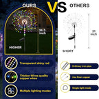 Garden Decor Outdoor Lights 500LED 4Pack, Solar Garden Lights - Image 5