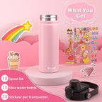 baab 18oz Kids Water Bottle, Insulated Kids Water Bottle - Image 7