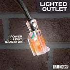 Iron Forge Cable 2 Pack 12 Gauge Outdoor Extension Cord 10 Ft, SJTOW 12/3 Heavy - Image 7