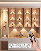 Puck lights with remote, 2000mAh rechargeable cabinet light, Under Cabinet - Image 2