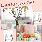 Skylety 2 Pcs Easter Icon Juice Glasses Bunny Drinking Cups Gifts Easter Rabbit - Image 4