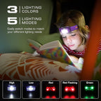 EverBrite Rechargeable Headlamp, 2 Pack Kids & Adult Headlamp - Image 3