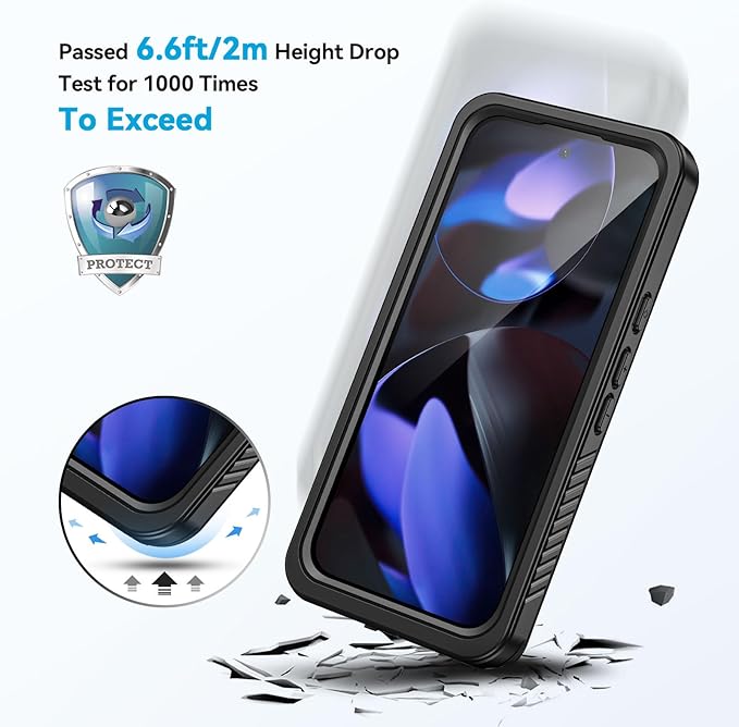 Lanhiem for Pixel 9 Case, IP68 Waterproof Dustproof Case - Image 4
