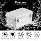 LeMotech Electrical Box, IP67 Waterproof Hinged Cover Stainless Steel Latch - Image 3