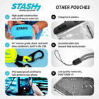 Stash7 Waterproof Phone Pouch w/Long Lanyard | IPX8 Adventure Grade Cellphone - Image 3