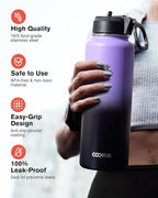 Coolflask Water Bottle 40 oz Insulated - Image 3