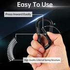 DELSWIN Heavy Duty Carabiner Clip 900lbs, 3 Inch Steel Carabiners - Image 4
