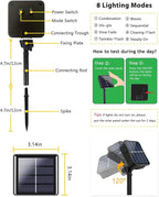 4 Pack 400 LED Solar String Lights - Image 4