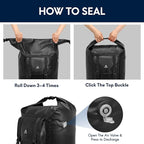 Haimont Waterproof Backpack Roll Top Dry Bag Kayak Dry Backpack - Image 4