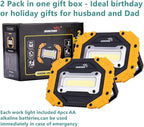 Sunzone Portable LED Work Light, AA Battery Powered Flood Lights, Super Bright - Image 6