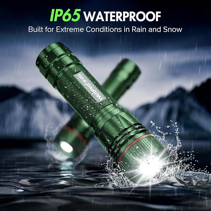 WdtPro Rechargeable Flashlights High Lumens, 2 Pack 10H Long Lasting Super - Image 6