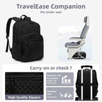 Backpack for Women, College Backpack, Quilted Casual Daypack, Waterproof - Image 6