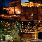 Metaku Globe String Lights Fairy Lights Battery Operated 16.4ft 50LED String - Image 6
