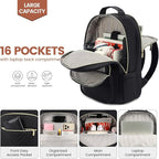 LOVEVOOK Laptop Backpack for Women 15.6 inch, Cute Womens Travel Backpack Purse - Image 3