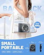 Small Desk Fan, Quiet Portable Table Fan - Image 7