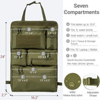 Tactical Seat Back Organizer Heavy Duty MOLLE Panel Organizer - Image 5