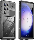 for Samsung Galaxy S23 Ultra Waterproof Case, Magnetic Heavy Duty Military by Haireca