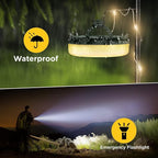 OGERY 3-Pack Camping String Lights, 4 in 1 Quick Storage 32.8FT Rechargeable - Image 6
